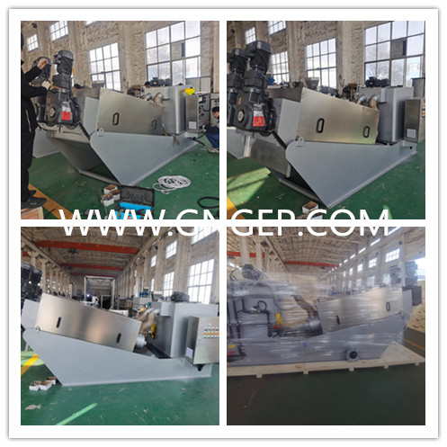 GNDS201 Sludge dewatering machine to Southeast Asia